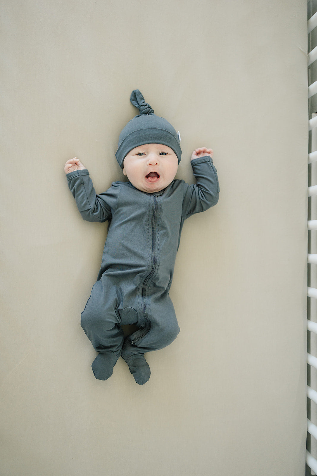 Oatmeal Bamboo Stretch Crib Sheet